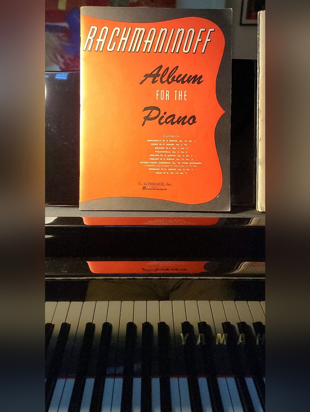 Vintage Rachmaninoff Piano Book